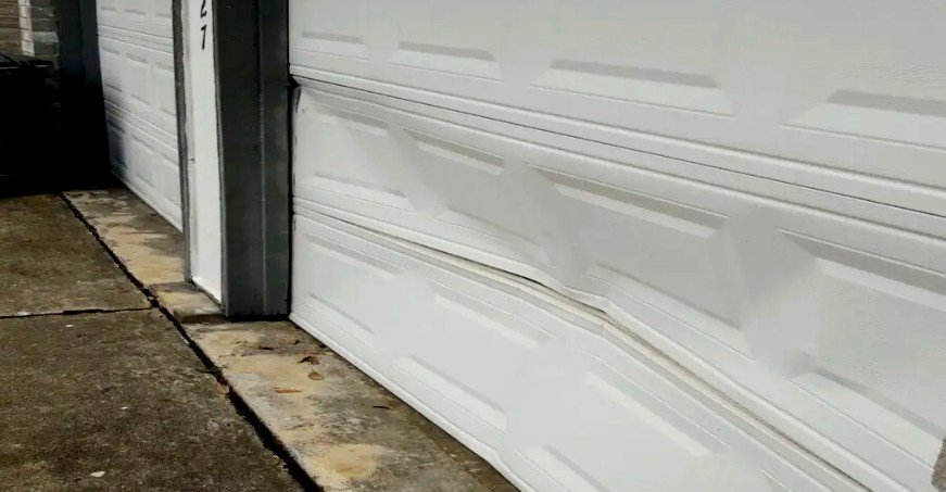 garage door panel repair